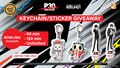 Keychains and stickers