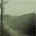 Dojima Residence during foggy weather