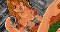 Graphic depicting Rui Asuka naked from Giten Megami Tensei: Tokyo Revelation (PC-98)