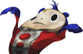 Teddie's neutral deflated bearsuit portrait