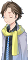 Sad blinking portrait graphic from Devil Survivor 2
