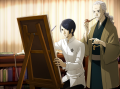 The Ideal Teacher and Student Yusuke being instructed by Madarame. Nothing to taint this perfect student-teacher relationship.