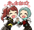 LINE Sticker JP Rise and Fuuka