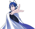 Graphic of the Protagonist in the Amane route's ending.
