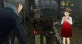 Nanako and the protagonist at the garden
