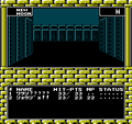 Screenshot of the battle screen in Daedalus Tower from Digital Devil Story: Megami Tensei II
