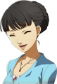 Yukiko's laughing epilogue portrait