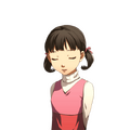 Nanako's Winter Clothes eyes shut portrait