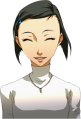 Yumi's smiling casual clothes portrait