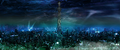 Frame from Sky Tower cutscene