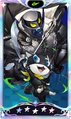 Card graphic of Morgana with Zorro from Persona 5: The Phantom X