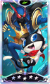 Card graphic of starlight Morgana with Mercurius from Persona 5: The Phantom X