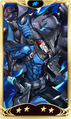 Card graphic of Shun Kano with Mandrin from Persona 5: The Phantom X