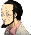 Sojiro Sakura (Casual) Smiling Portrait from Persona 5
