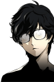 Dialogue portrait (fogged glasses)