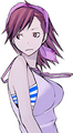 Graphic of Yuzu Tanikawa in the Amane route's ending.