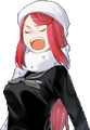 Angry blinking portrait graphic from Devil Survivor 2