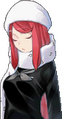 Serious blinking portrait graphic from Devil Survivor 2