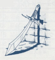 Artwork of an unidentified sword