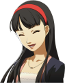Yukiko's laughing summer clothes portrait
