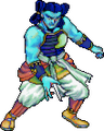 Unused hurt sprite as a NPC from the Windows version of Giten Megami Tensei: Tokyo Revelation