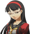 Yukiko's pensive summer uniform glasses portrait