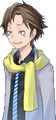 Smiling portrait graphic from Devil Survivor 2