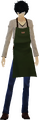 Model of Ren Amamiya in the Rafflesia uniform from Persona 5, worn over his Winter Clothes