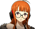 Futaba Sakura (Winter Casual) Blushing 2 (New Pose) Portrait