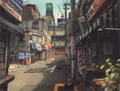 Concept artwork titled "Yongen-Jaya" for Persona 5