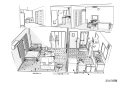 Adachi's apartment model sheet