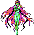 Attack sprite of Vesta and Urd