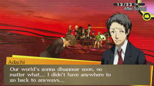 Adachi remarks on his place in reality