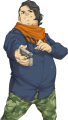 Artwork of Gakuto Inoue summoning with his smart phone