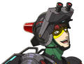 Shadow Akashi's laughing portrait